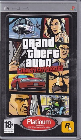 Grand Theft Auto Liberty City Stories - Platinum - PSP (B Grade) (Used) (eng)